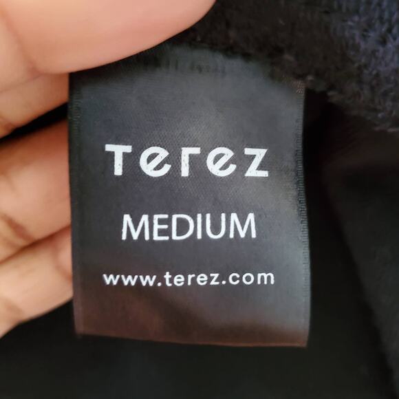 Terez Women's Black Zip-Up Drape Jacket M - Picture 9 of 14